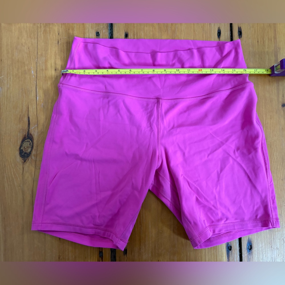 Lululemon Align High-Rise Short 8” Sonic Pink, Size 14 - Fuchsia Hot Pink Neon - Picture 7 of 12